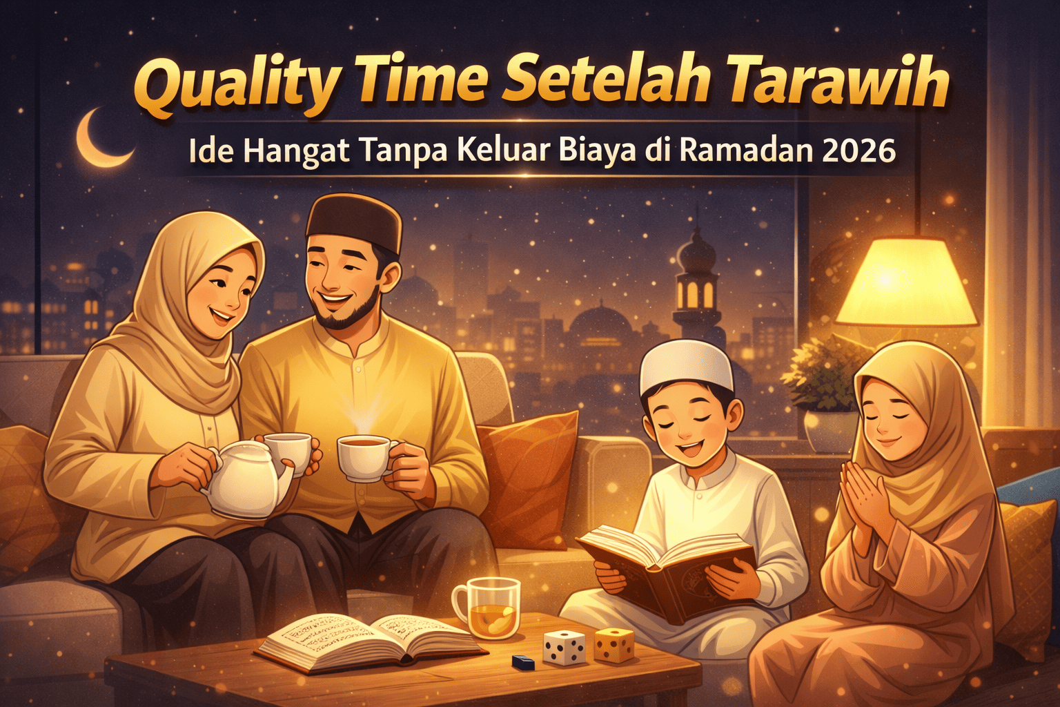 Quality Time Setelah Tarawih: Ide Hangat Tanpa Keluar Biaya