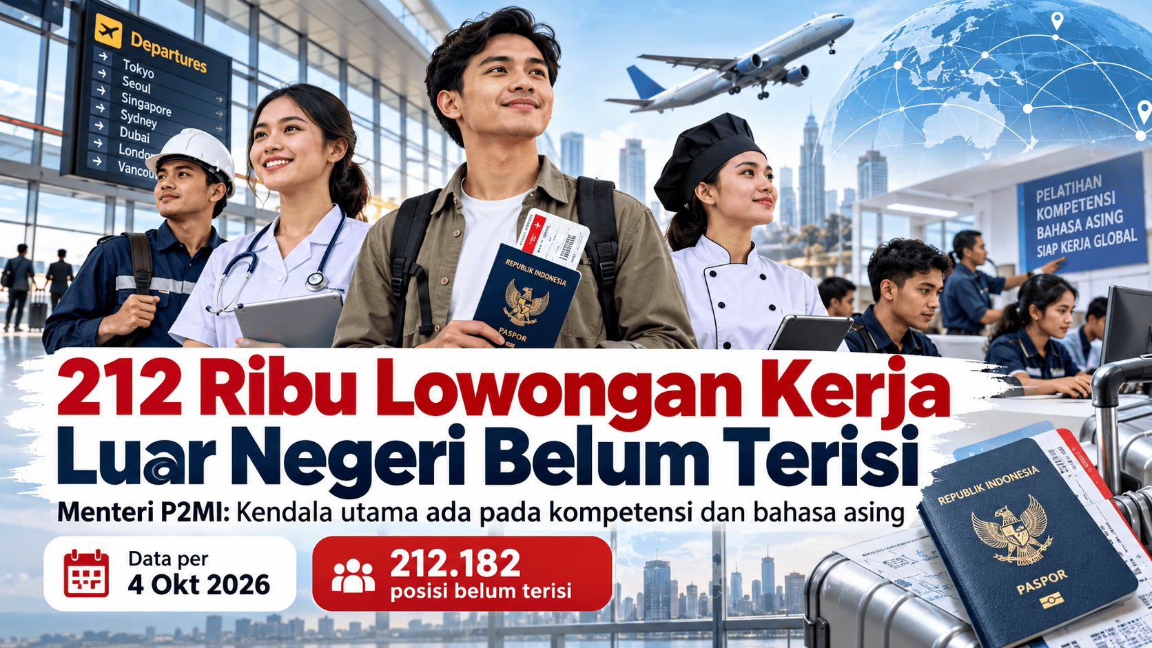 Lebih dari 200 Ribu Lowongan Kerja Luar Negeri Belum Terisi, Ini Penjelasan Menteri P2MI