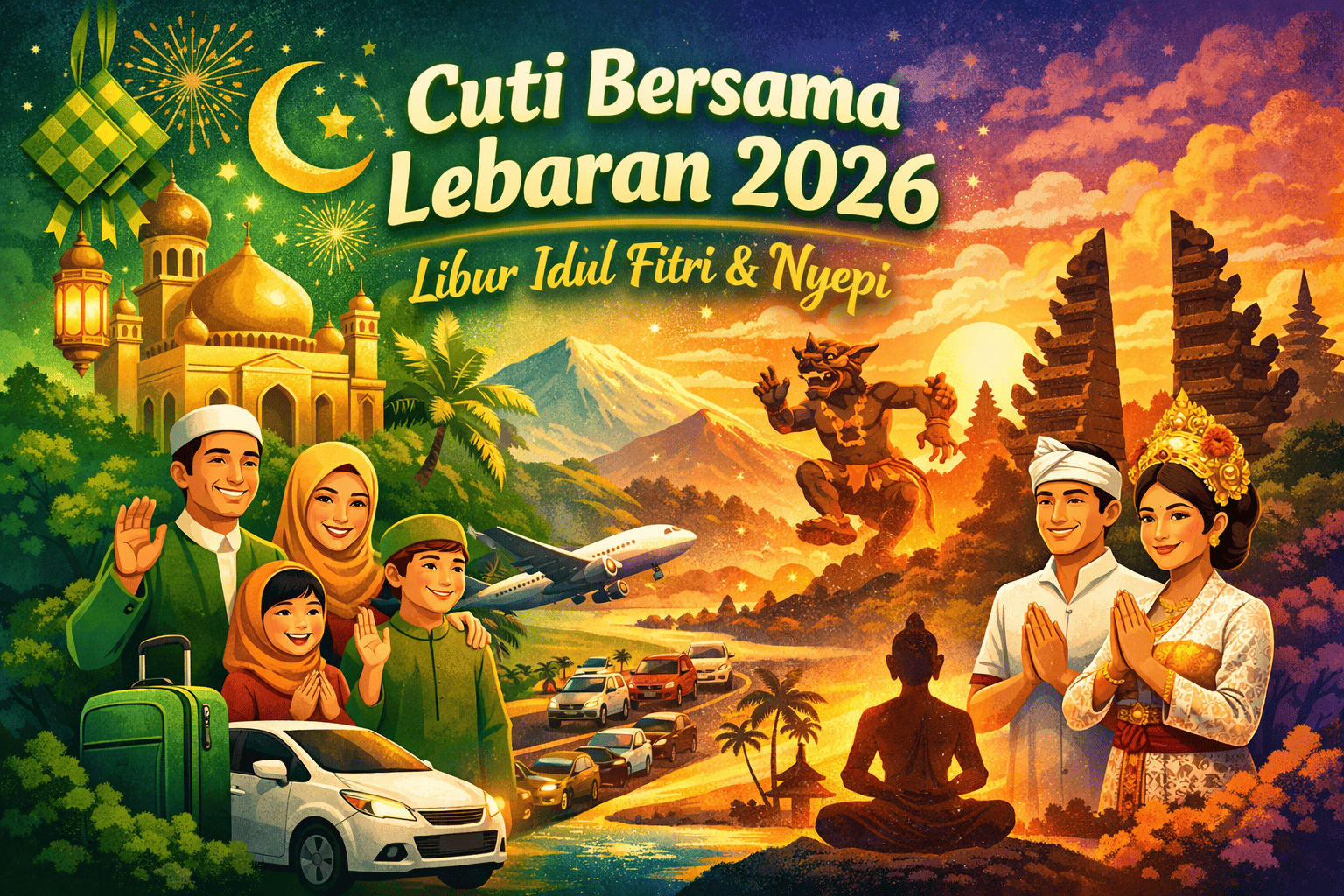 Cuti Bersama Lebaran 2026: Simak Tanggal Libur Idul Fitri dan Nyepi yang Panjang!